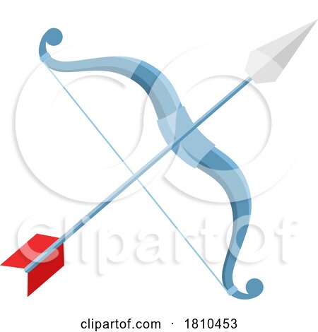 Bow and Arrow Licensed Clipart Cartoon by Hit Toon