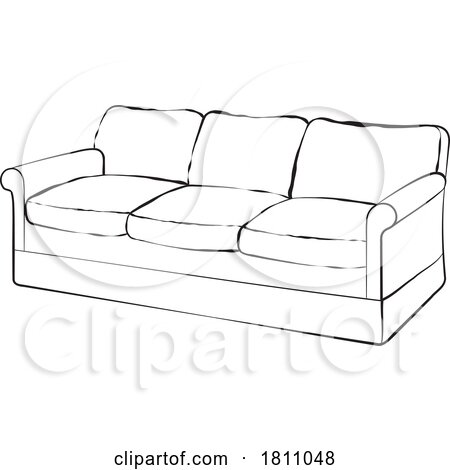 Black and White Sofa by Lal Perera