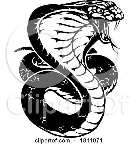 Cobra Snake Animal Sport Team Cartoon Mascot by AtStockIllustration