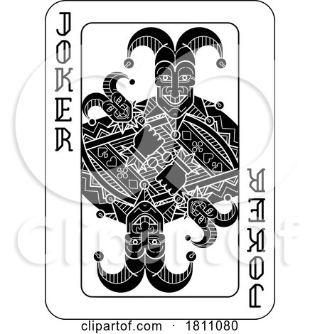 Playing Cards Deck Pack Joker Card Design by AtStockIllustration