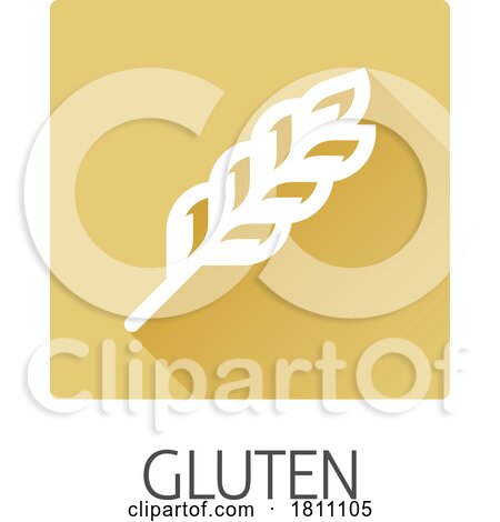 Wheat Plant Gluten Food Icon Concept by AtStockIllustration
