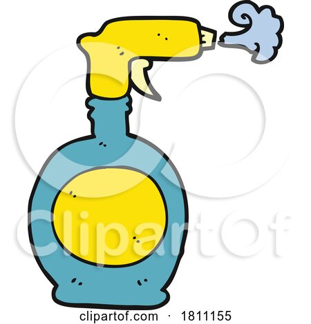 Cartoon Spray Bottle by lineartestpilot