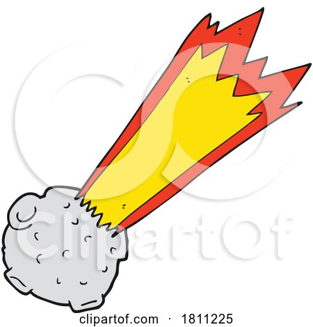 Cartoon Meteor by lineartestpilot