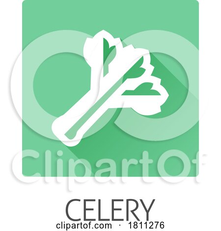 Celery Vegetable Food Allergen Icon Concept by AtStockIllustration