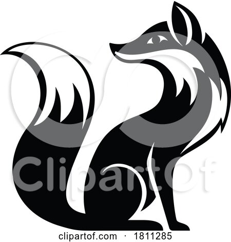 Fox Mascot Logo by AtStockIllustration