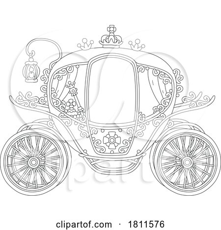 Licensed Clipart Cartoon Carriage by Alex Bannykh
