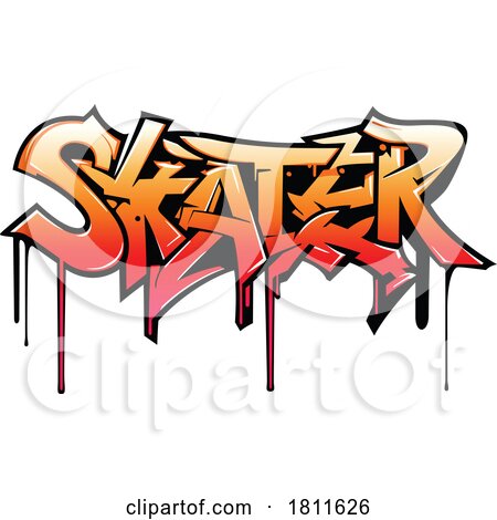Skater Graffiti Design by dero