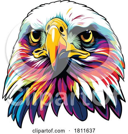 Colorful Bald Eagle by dero