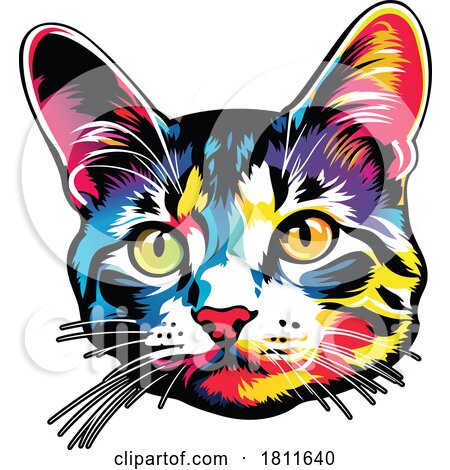 Colorful Kitty Cat by dero