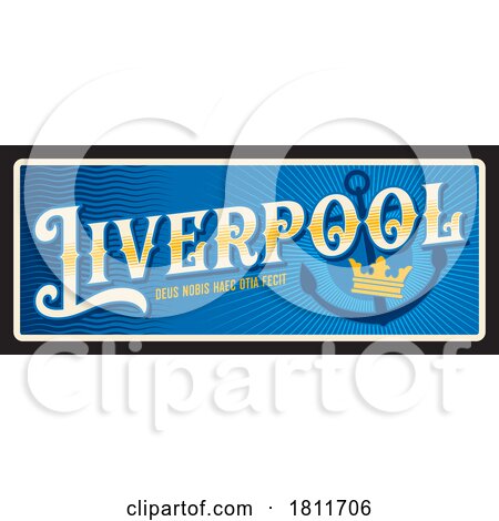 Travel Plate Design for Liverpool by Vector Tradition SM