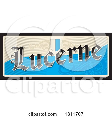 Travel Plate Design for Lucerne by Vector Tradition SM