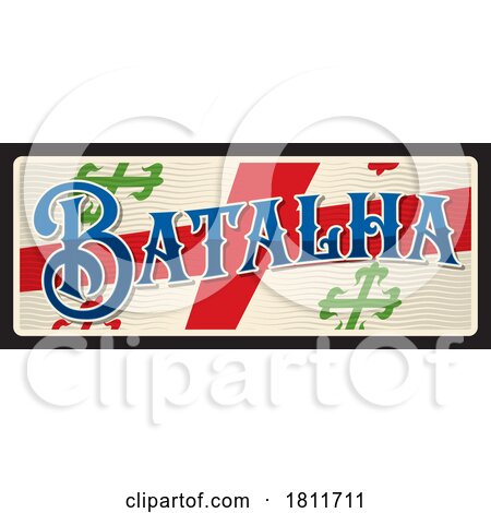 Travel Plate Design for Batalha by Vector Tradition SM