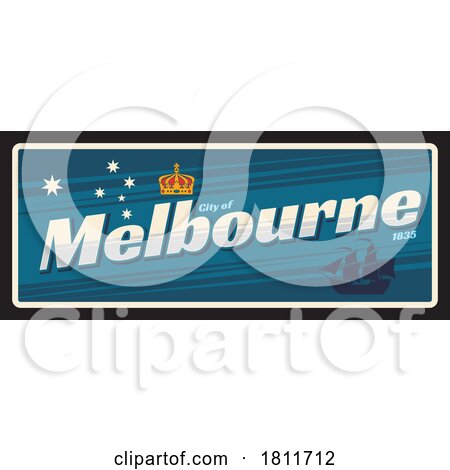 Travel Plate Design for Melbourne by Vector Tradition SM