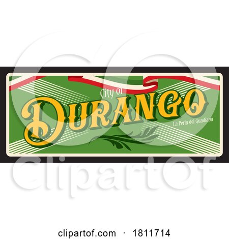 Travel Plate Design for Durango by Vector Tradition SM