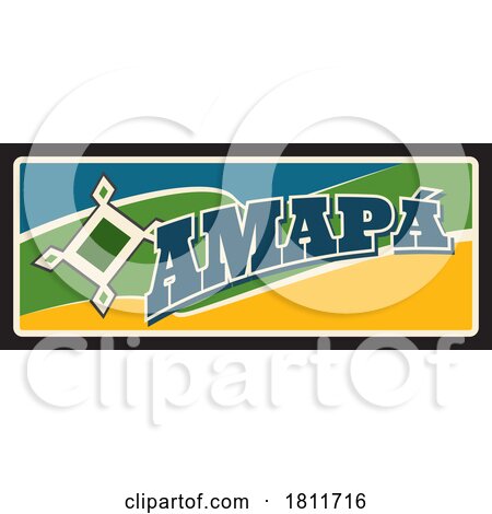 Travel Plate Design for Amapa by Vector Tradition SM