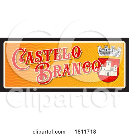 Travel Plate Design for Castelo Branco by Vector Tradition SM