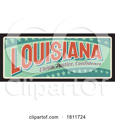 Travel Plate Design for Luisiana by Vector Tradition SM