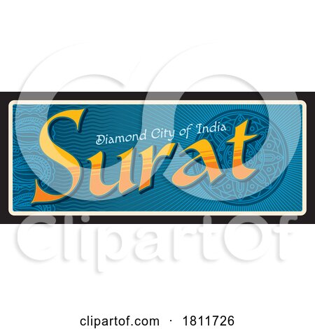 Travel Plate Design for Surat by Vector Tradition SM