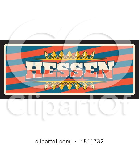 Travel Plate Design for Hessen by Vector Tradition SM