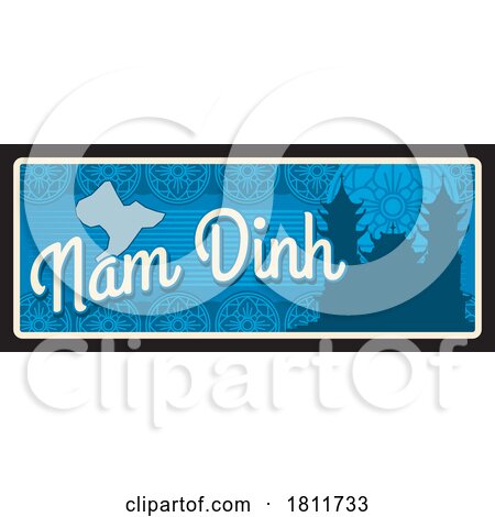 Travel Plate Design for Nam Dinh by Vector Tradition SM