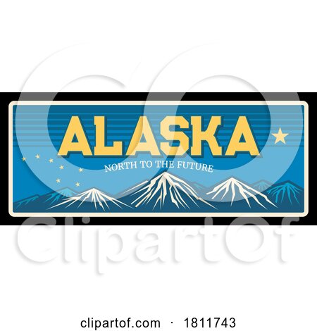 Travel Plate Design for Alaska by Vector Tradition SM