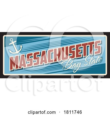 Travel Plate Design for Massachusetts by Vector Tradition SM
