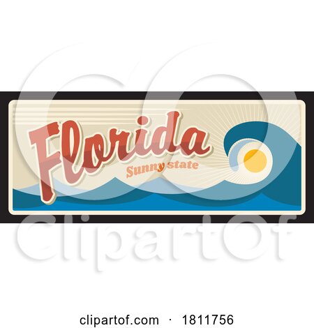 Travel Plate Design for Florida by Vector Tradition SM