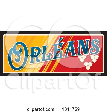 Travel Plate Design for Orleans by Vector Tradition SM