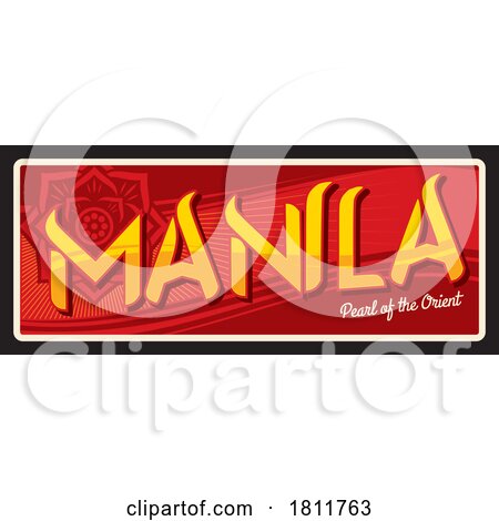 Travel Plate Design for Manila by Vector Tradition SM