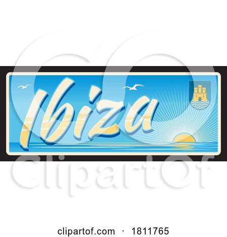 Travel Plate Design for Ibiza by Vector Tradition SM