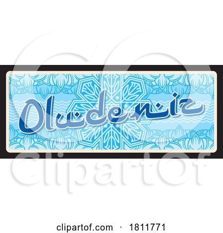 Travel Plate Design for Oludeniz by Vector Tradition SM