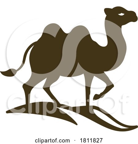 Camel Animal Design Illustration Mascot Icon by AtStockIllustration