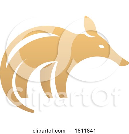 Aardvark Animal Design Illustration Mascot Icon by AtStockIllustration