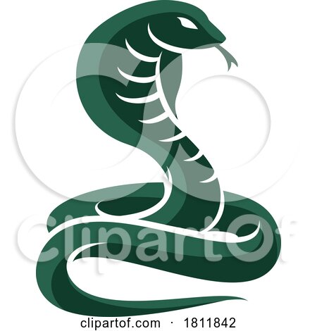 Cobra Snake Animal Design Illustration Mascot Icon by AtStockIllustration