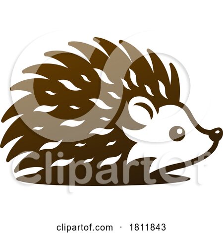 Hedgehog Mascot Logo by AtStockIllustration