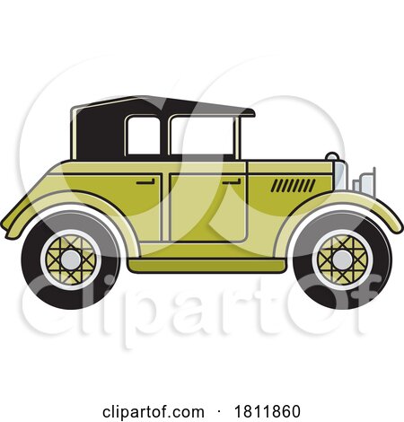 Green Classic Car by Lal Perera