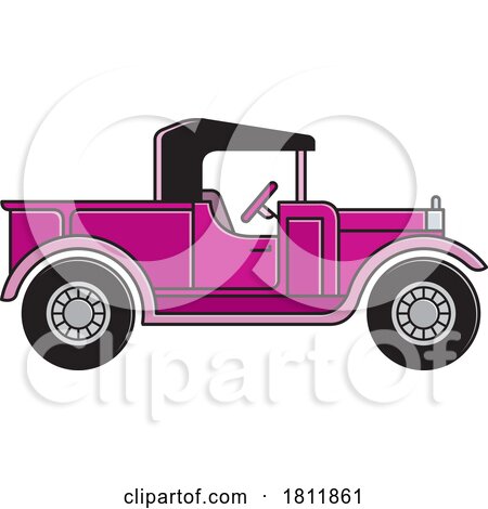 Pink Classic Car by Lal Perera