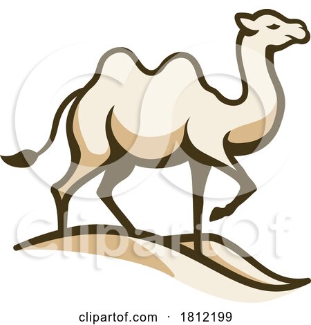 Camel Animal Design Illustration Mascot Icon by AtStockIllustration