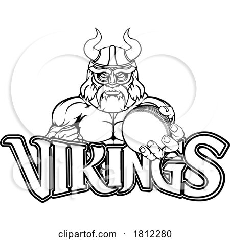 Viking Cricket Sports Mascot by AtStockIllustration