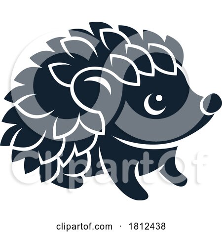 Hedgehog Animal Design Icon Mascot Illustration by AtStockIllustration