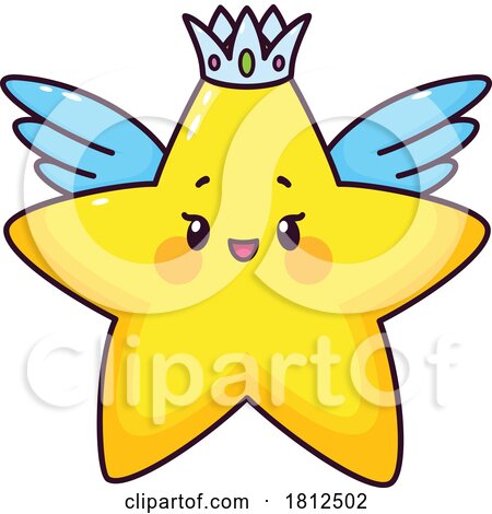 Angel Star Mascot Character by Vector Tradition SM