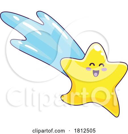 Shooting Star Mascot Character by Vector Tradition SM