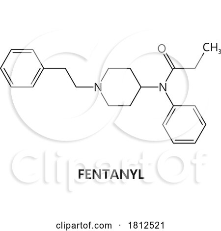 Molecular Structure for Fentanyl by Vector Tradition SM