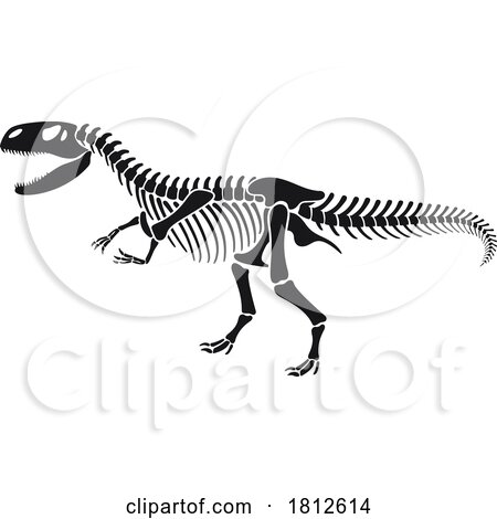 Tyrannosaurus Rex Dinosaur Skeleton by Vector Tradition SM