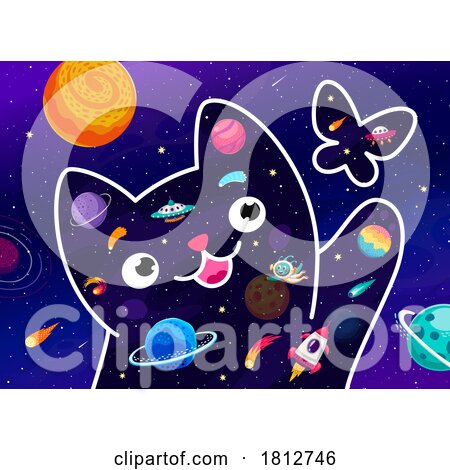 Space Cat by Vector Tradition SM