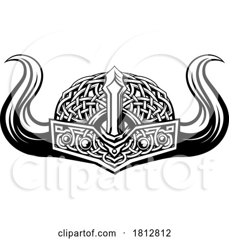 Viking Warrior Helmet by AtStockIllustration