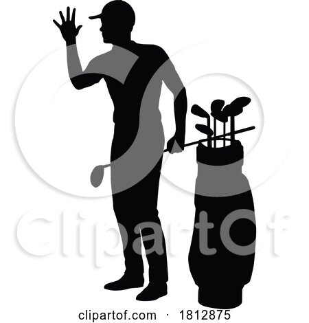 Golfer Golf Sports Person Silhouette by AtStockIllustration