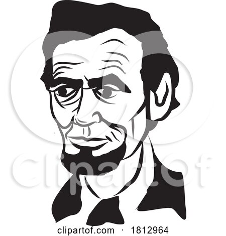 Caricature Portrait of Abraham Lincoln by Johnny Sajem