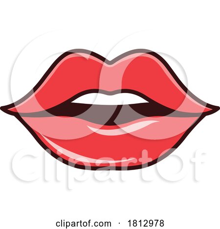 Red Lips Icon by yayayoyo