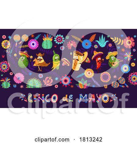 Cinco De Mayo Licensed Clipart by Vector Tradition SM